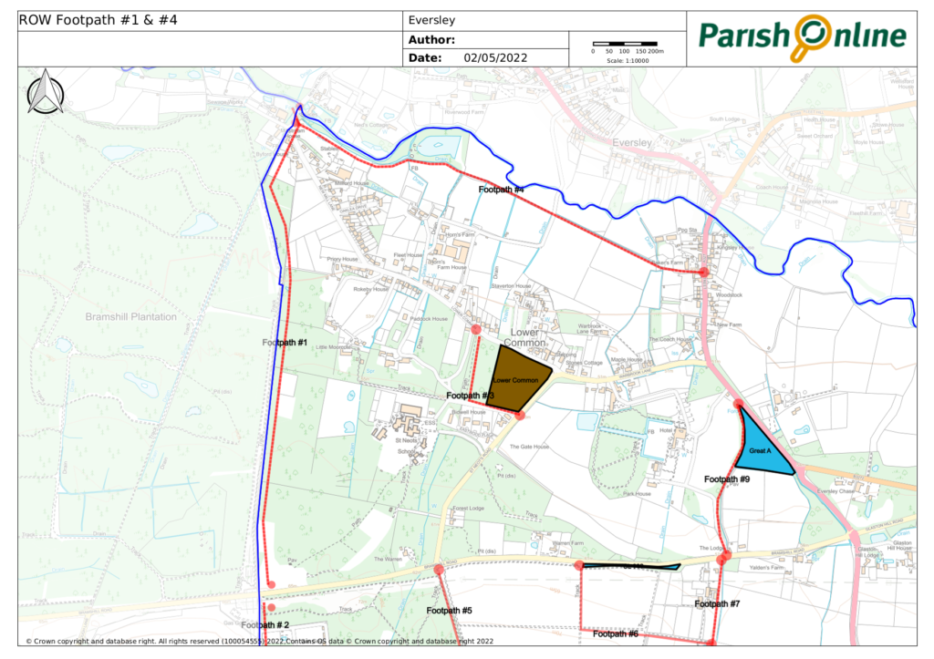 Footpath 1 Map